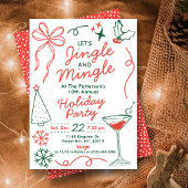 Jingle & Mingle | Holiday Cocktail Party Einladung