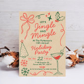Jingle & Mingle | Holiday Cocktail Party Einladung