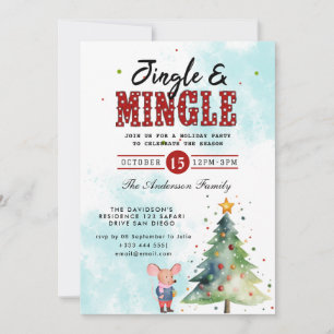 Jingle & Mingle Holiday Party Einladung