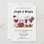 Jingle & Mingle Holiday Party Einladung (Vorderseite)