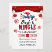 Jingle & Mingle Holiday Party Einladung (Vorne/Hinten)