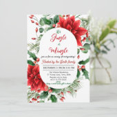 Jingle & Mingle Holiday Party Einladung (Stehend Vorderseite)