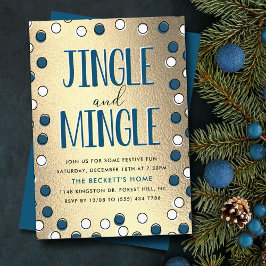 Jingle & Mingle Modern Holiday Party Einladung