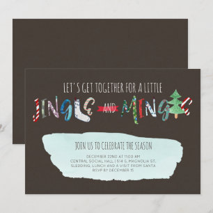 Jingle & Mingle Party Einladung