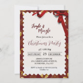 Jingle & mingle Party Holiday party Einladung (Vorderseite)