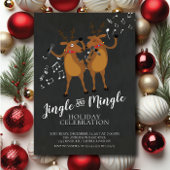 Jingle & Mingle Rentier Holiday Party - Einladung