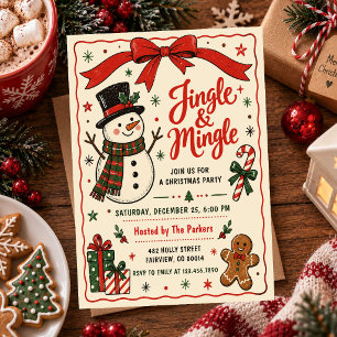 Jingle & Mingle Weihnachtsfeier Einladung