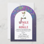Jingle & Mingle Weihnachtsfeier Einladung (Vorderseite)