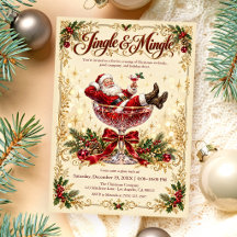 Jingle & Mingle Weihnachtsmann-Weihnachts-Cocktail