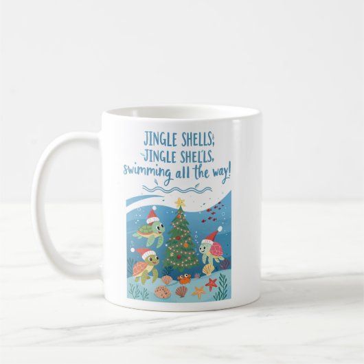Jingle-Muscheln Kaffeetasse (Links)