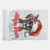 Jingle Paws and Boxer Dog Joy Geschirrtuch (Horizontal)