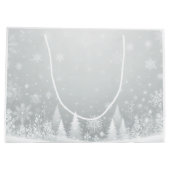 Jingle Paws and Boxer Dog Joy Große Geschenktüte (Rückseite)