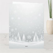 Jingle Paws and Boxer Dog Joy Holiday Karte (Rückseite)