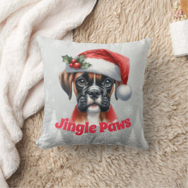 Jingle Paws and Boxer Dog Joy Kissen