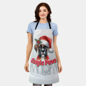 Jingle Paws and Boxer Dog Joy Schürze (Getragen)