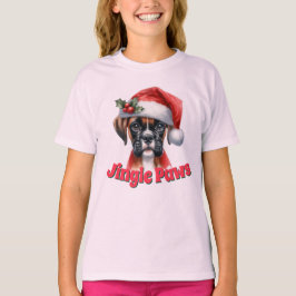 Jingle Paws and Boxer Dog Joy T-Shirt