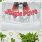 Jingle Paws Boxer Hund Geschirrtuch (Gefaltet)