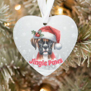 Jingle Paws Boxer Hund  Ornament