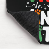 Jingle Paws Jingle Vitals Funny Vet Nurse Xmas Mousepad (Ecke)