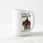 Jingle Pferd spendieren, Cowboy Kaffeetasse (VorderseiteRechts)