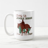 Jingle Pferd spendieren, Cowboy Kaffeetasse (Links)