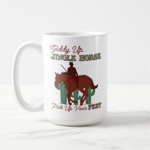 Jingle Pferd spendieren, Cowboy Kaffeetasse