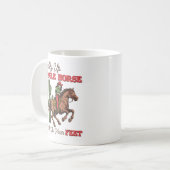 Jingle Pferd spendieren, Cowboy Kaffeetasse (Vorderseite Links)