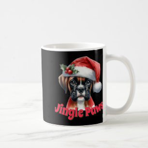 Jingle Pfoten Und Boxer Hund Freude T-Shirt Kaffeetasse