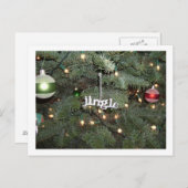 Jingle Postcard Feiertagspostkarte (Vorne/Hinten)