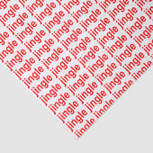 Jingle Red Seidenpapier (Ausschnitt)