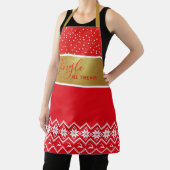 Jingle | Rentiere, Schneeflocken und Sterne Schürze (InSitu)