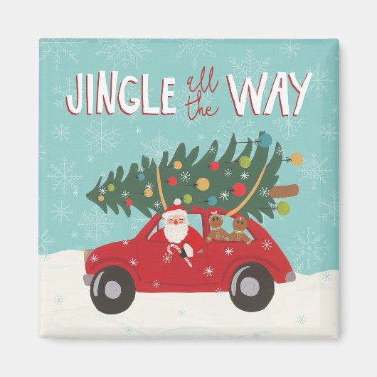 Jingle | Santa Car Magnet (Vorne)