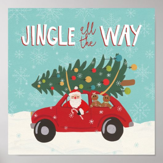 Jingle | Santa Car Poster (Vorne)