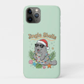 Jingle Shells Tropical Santa Manatee Christmas Case-Mate iPhone Hülle (Rückseite)
