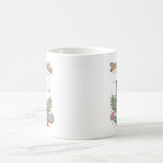 Jingle Shells Tropical Santa Manatee Christmas Kaffeetasse (Mittel)
