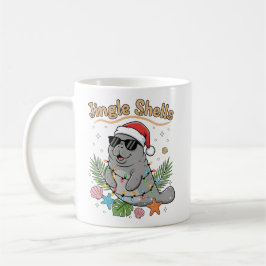 Jingle Shells Tropical Santa Manatee Christmas Kaffeetasse