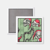 Jingle Skulls - Magnet Pop Goth Holiday (Vorderseite/Rückseite)