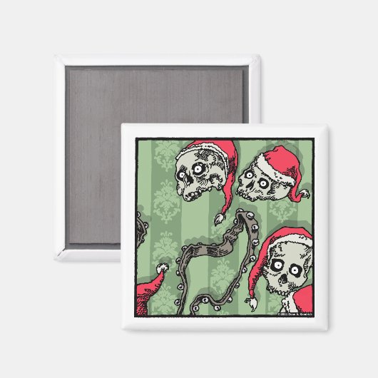 Jingle Skulls - Magnet Pop Goth Holiday (Vorderseite/Rückseite)