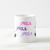 Jingle Snowman in Pink Kaffeetasse (Mittel)