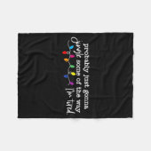 Jingle Some Of The Way I'm Tired Fleecedecke (Vorderseite (Horizontal))