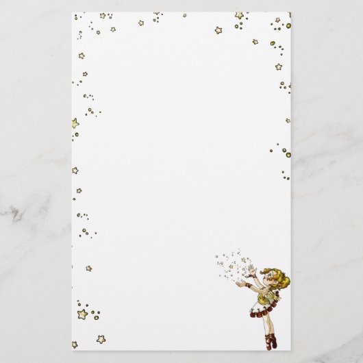 Jingle Star Briefpapier (Vorderseite)