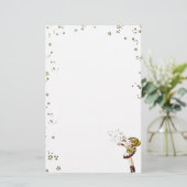 Jingle Star Briefpapier (Stehend Vorderseite)
