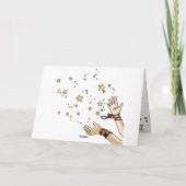 Jingle Star Feiertagskarte (Rückseite)