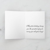 Jingle the Bells of Christmas Holiday Joy Karte (Innenseite)