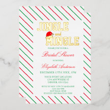Jingle und Mingle Christmas Brautparty