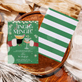 Jingle und Mingle Christmas Cocktail Party Einladung