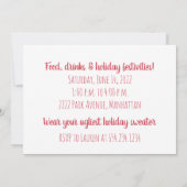 Jingle und Mingle Christmas French Bulldog Einladung (Rückseite)