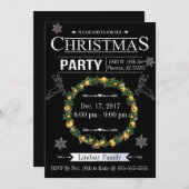 Jingle und Mingle Christmas Party Einladung (Vorne/Hinten)