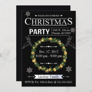 Jingle und Mingle Christmas Party Einladung
