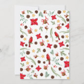 Jingle und Mingle Christmas Party Einladung (Rückseite)